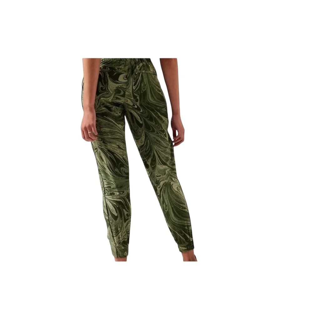 Athleta Sumi Green Marble Brooklyn Jogger Size 2